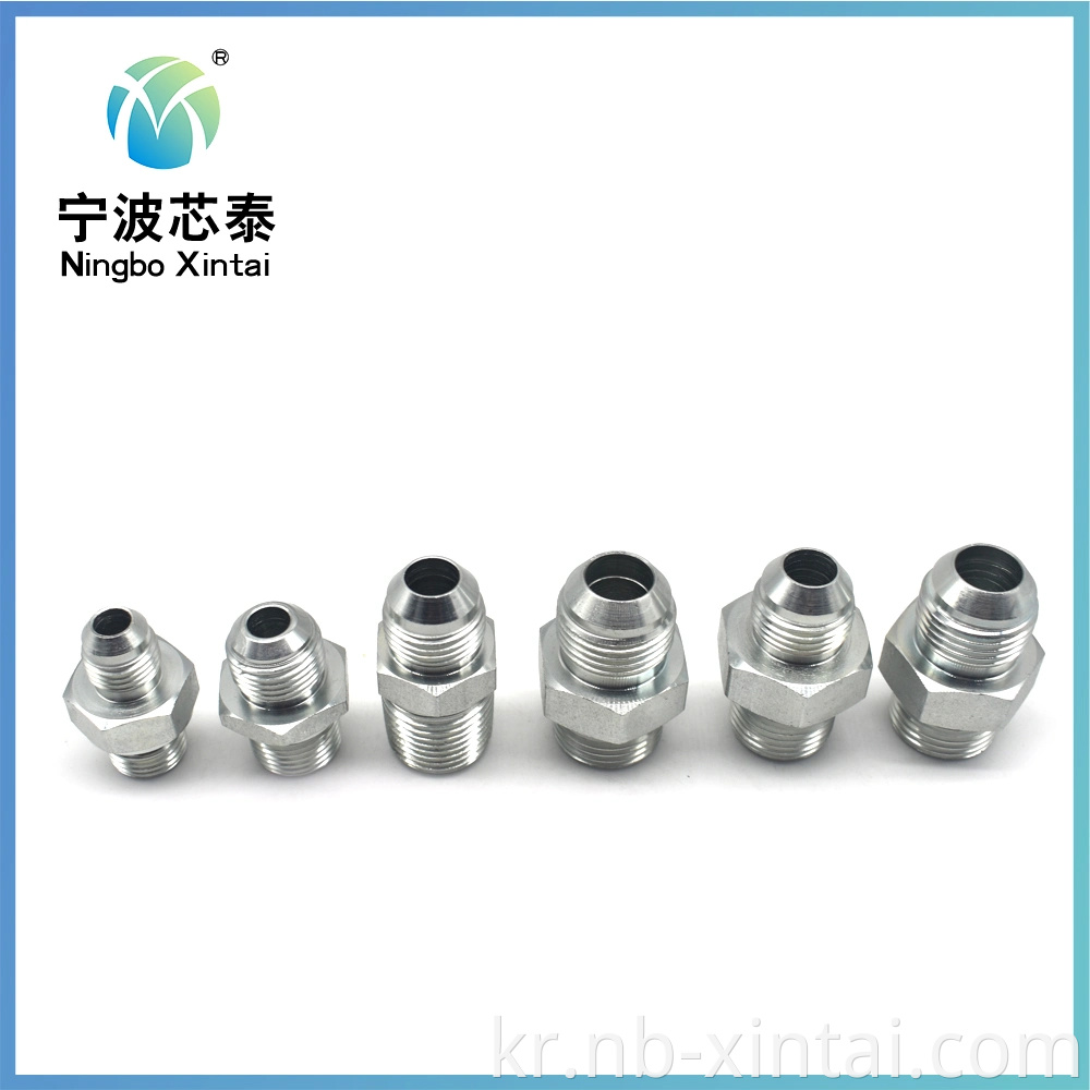 유압 피팅 커넥터 스테인레스 스틸 SS304 316 1/2 "JIC Union Cross Ferrule Nuts